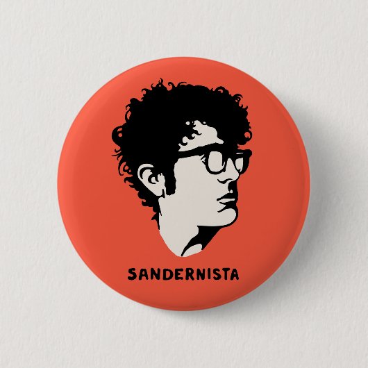 Young Sandernista Ronde Button 5,7 Cm (Voorkant)