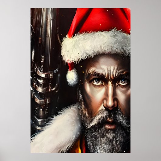 Young Santa Claus | AI Art Poster (Voorkant)