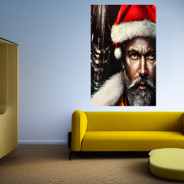 Young Santa Claus | AI Art Poster