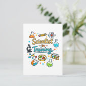 Young Scientist in Training Invitation Briefkaart (Staand voorkant)