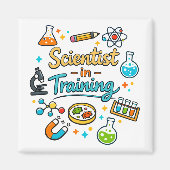 Young Scientist in Training Invitation Magneet (Voorkant)