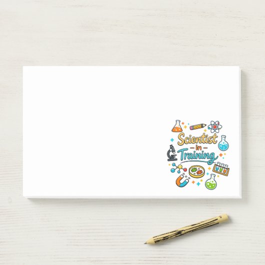 Young Scientist in Training Invitation Post-it® Notes (Op bureau)