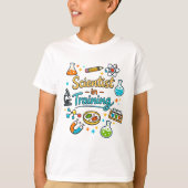 Young Scientist in Training Invitation T-shirt (Voorkant)