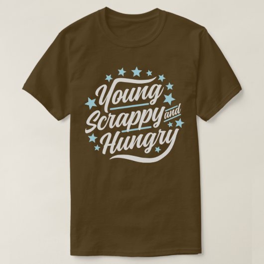 Young Scrappy and Hungry T-shirt (Design voorkant)