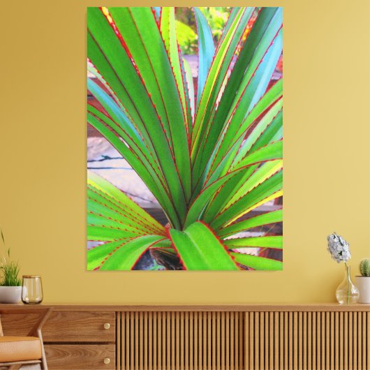 Young Screw Pine Canvas Afdruk (Insitu (Woonkamer))