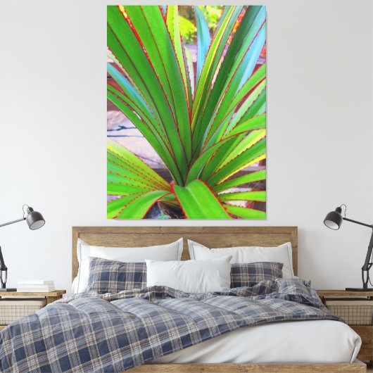 Young Screw Pine Canvas Afdruk (Insitu (Slaapkamer))