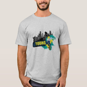 Young Skateboarding Mannen T-Shirt