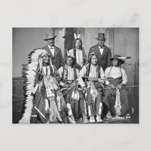 Young Spotted Tail, 1875 Briefkaart (Voorkant)