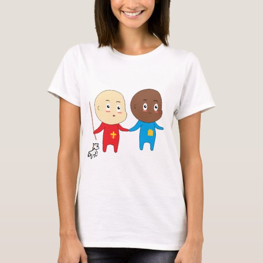 Young St. Nick St. Nicholas Sinterklaas Funny Cute T-shirt (Voorkant)