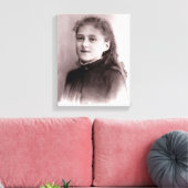 Young St. Therese of Lisieux Canvas Afdruk (Insitu (Woonkamer))