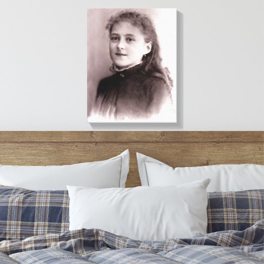 Young St. Therese of Lisieux Canvas Afdruk (Insitu (Slaapkamer))