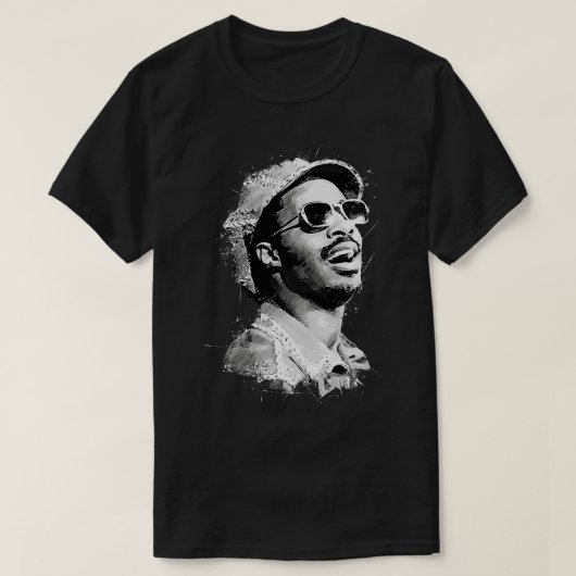 Young Stevie Wonder T-shirt (Design voorkant)
