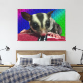 Young Sugar Glider Canvas (Insitu (Slaapkamer))