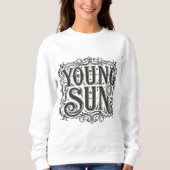 Young Sun T-Shirt Retro  Zon Graphic Zweet (Voorkant)