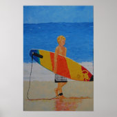Young Surfer Poster (Voorkant)