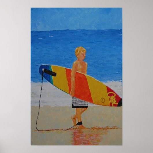 Young Surfer Poster (Voorkant)