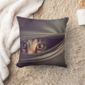 Young Tabby Kitten Kussen (Deken)
