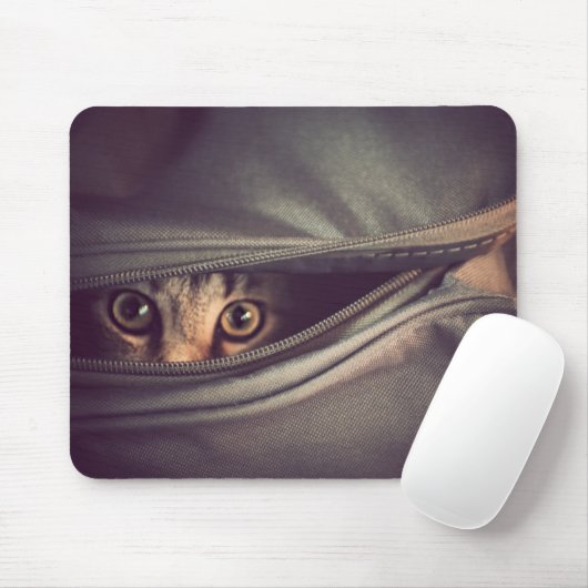 Young Tabby Kitten Muismat (Met muis)