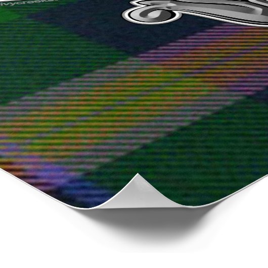 Young Tartan & Badge Poster (Hoek)