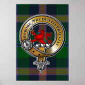 Young Tartan & Badge Poster (Voorkant)