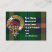 Young Tartan & Badge Visitekaartje (Voorkant)