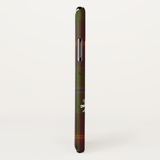 Young Tartan Cross Case-Mate iPhone Case (Achterkant / rechts)