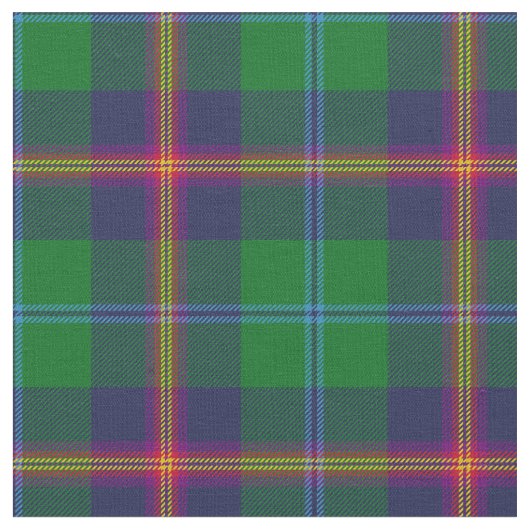 Young Tartan Print Stof (Close Up)