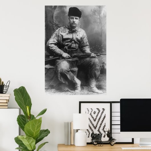 Young Teddy Roosevelt Poster (Thuiskantoor)