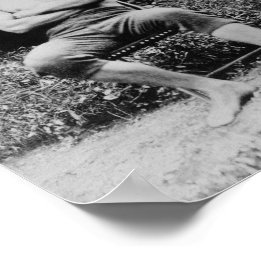 Young Teddy Roosevelt Shirtless - 1879 Poster (Hoek)