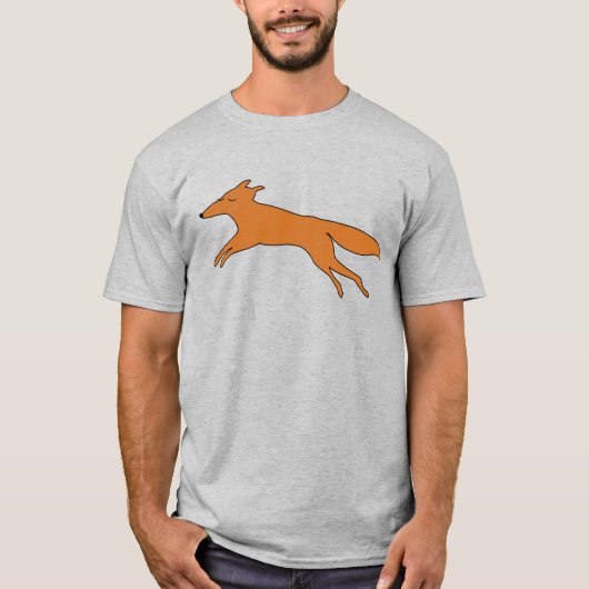 Young Teen fox T-shirt (Voorkant)