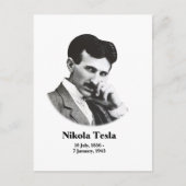 Young Tesla Briefkaart (Voorkant)