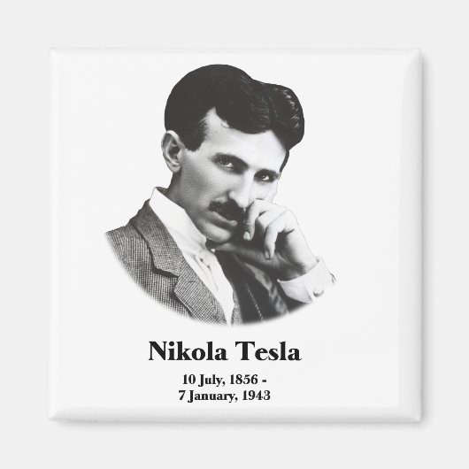 Young Tesla Magneet (Voorkant)