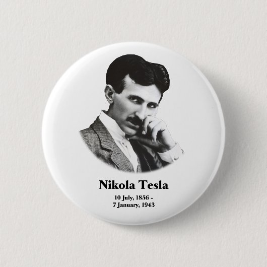 Young Tesla Ronde Button 5,7 Cm (Voorkant)