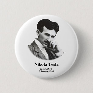 Young Tesla Ronde Button 5,7 Cm