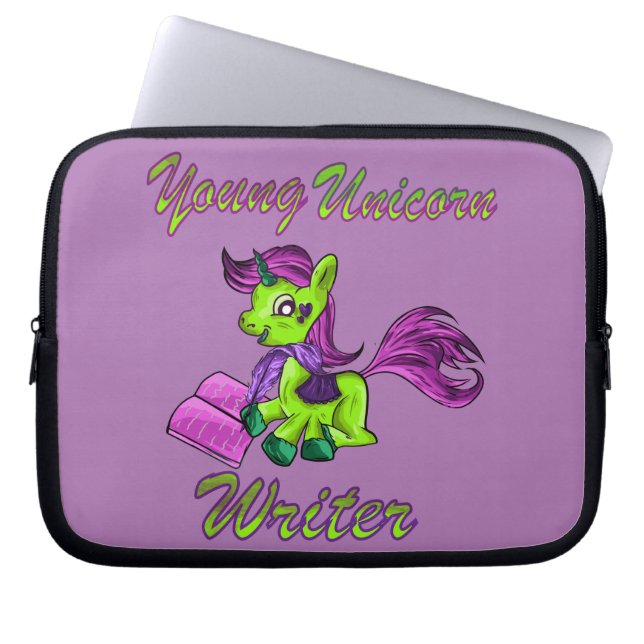 Young Unicorn Writer Book Sleeve (Voorkant)