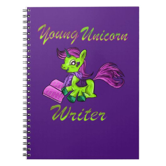 Young Unicorn Writer Notitieboek (Voorkant)