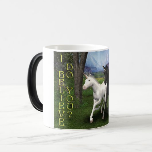 Young Unicorns Magische Mok (Voorkant links)