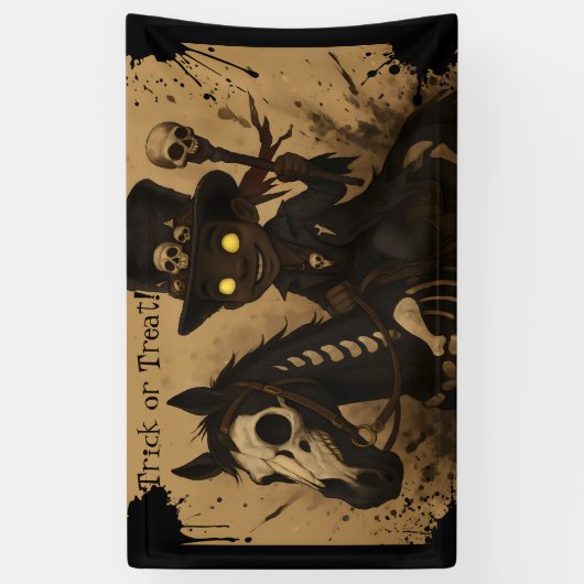 Young Voodoo Doc on Skull Horse Spandoek (Verticaal)