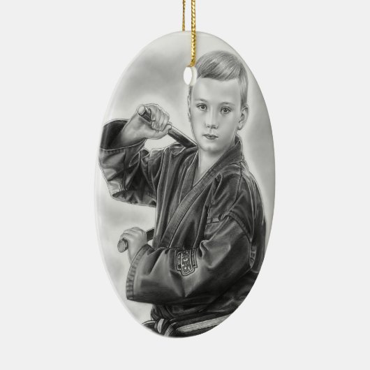 Young Warrior Keramisch Ornament (Rechts)