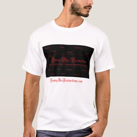 Young Wes Productions T-shirt (Voorkant)