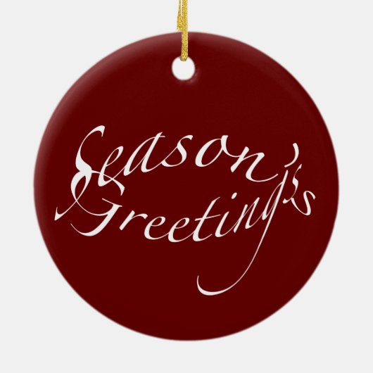 Young Whitetail Deer Kerstversiering Keramisch Ornament (Achterkant)