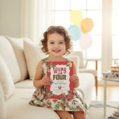 Young Wild and Four Tiger Floral Birthday Kaart