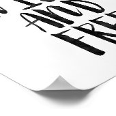 Young Wild and Free Poster (Hoek)