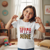 Young Wild and Nine Leopard Birthday T-shirt