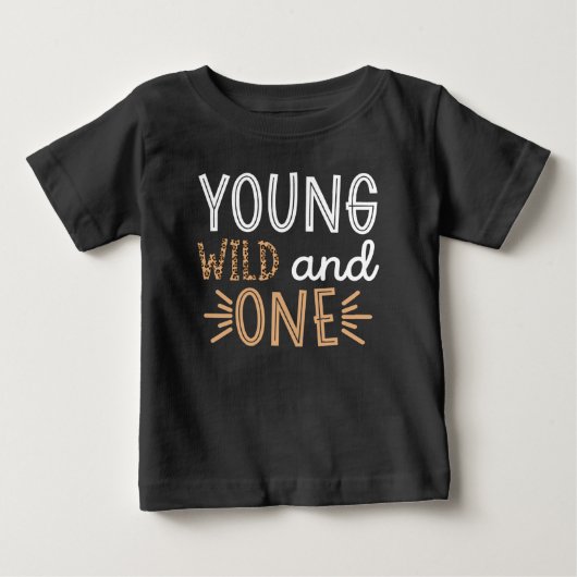 Young Wild and One (1 jaar oude dag) Gift (Voorkant)