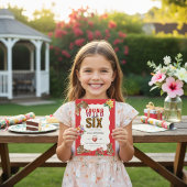 Young Wild and Six Tiger Floral Birthday Kaart