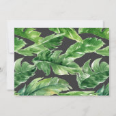 Young Wild and Three Birthday Invitation Oerwoud Kaart (Achterkant)