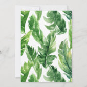 Young Wild and Three Birthday Invitation Oerwoud Kaart (Achterkant)