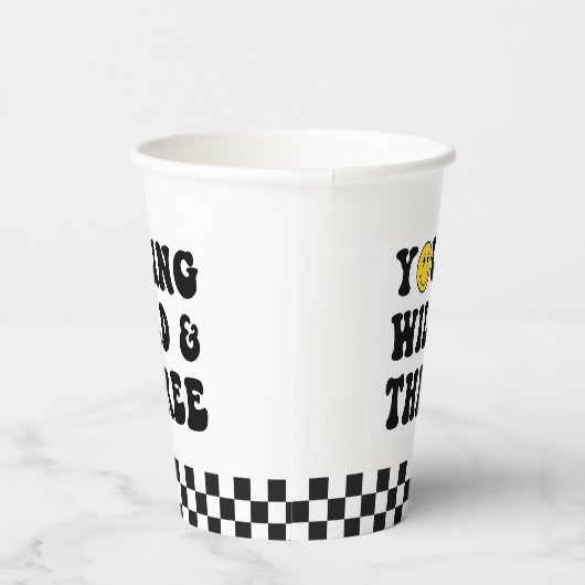 Young Wild and Three Boy 3de verjaardagsfeestje  Papieren Bekers (Rechts)