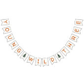 Young Wild and Three Forest Birthday Banner (Alle)